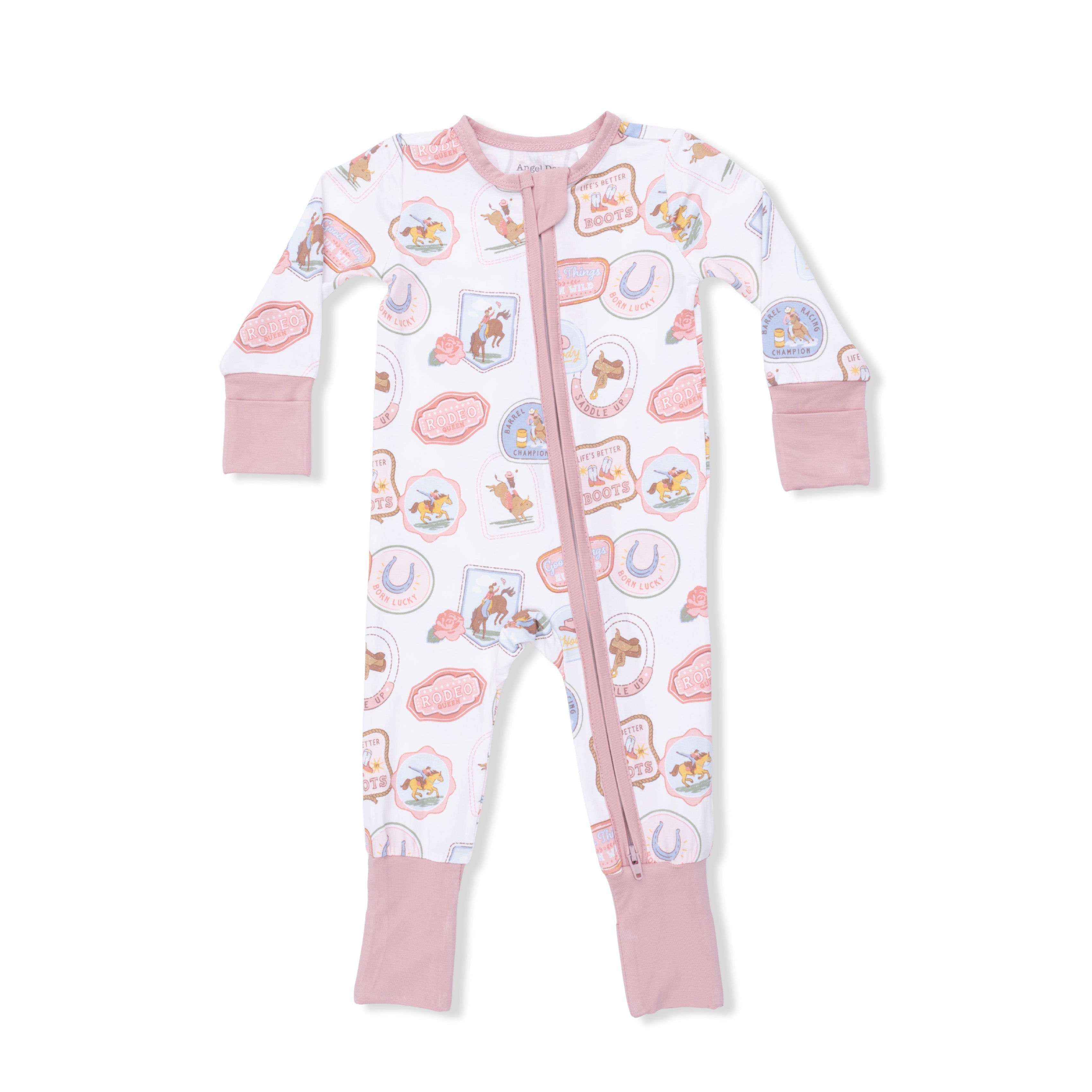 Rodeo Patches Pink - Convertible Romper