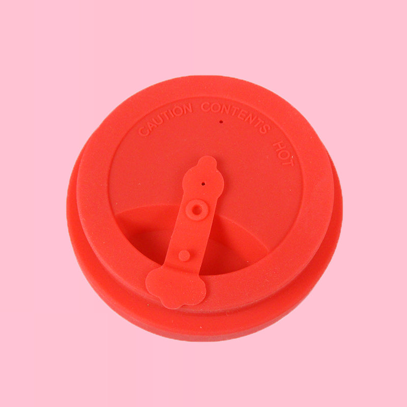 Eco-friendly Reusable Plant Fiber Travel Mug With Strawberry Design