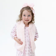 Chenille - Baby Pink Vest