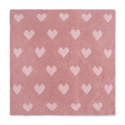 Blush And Rose Heart Blanket