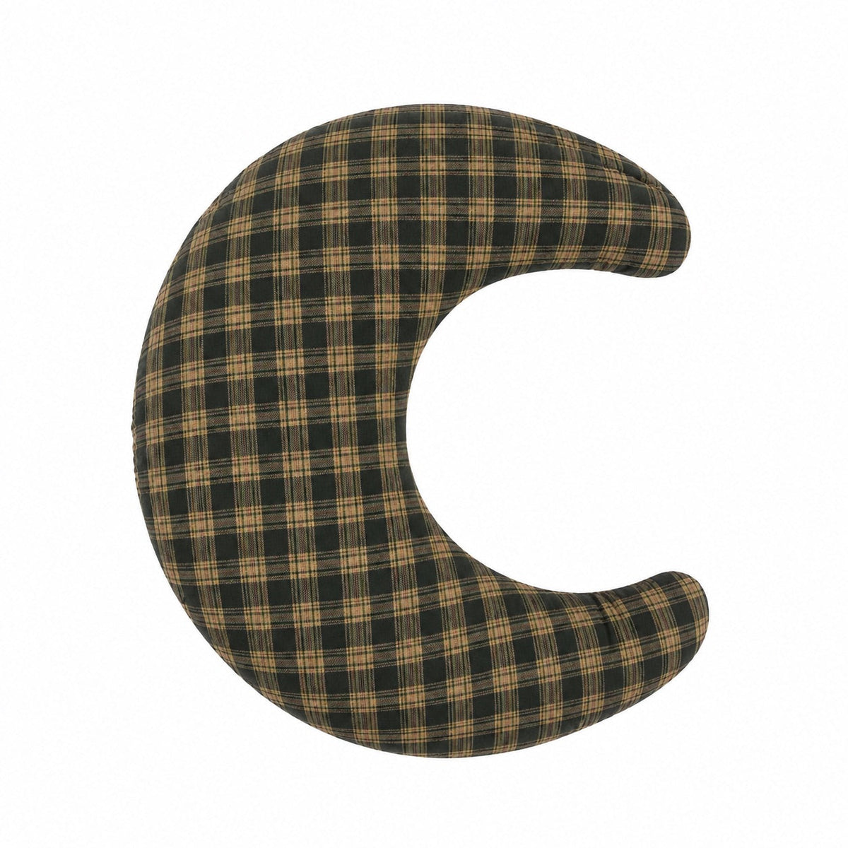 Beige Gingham Ruffle Nursing Pillow Cover