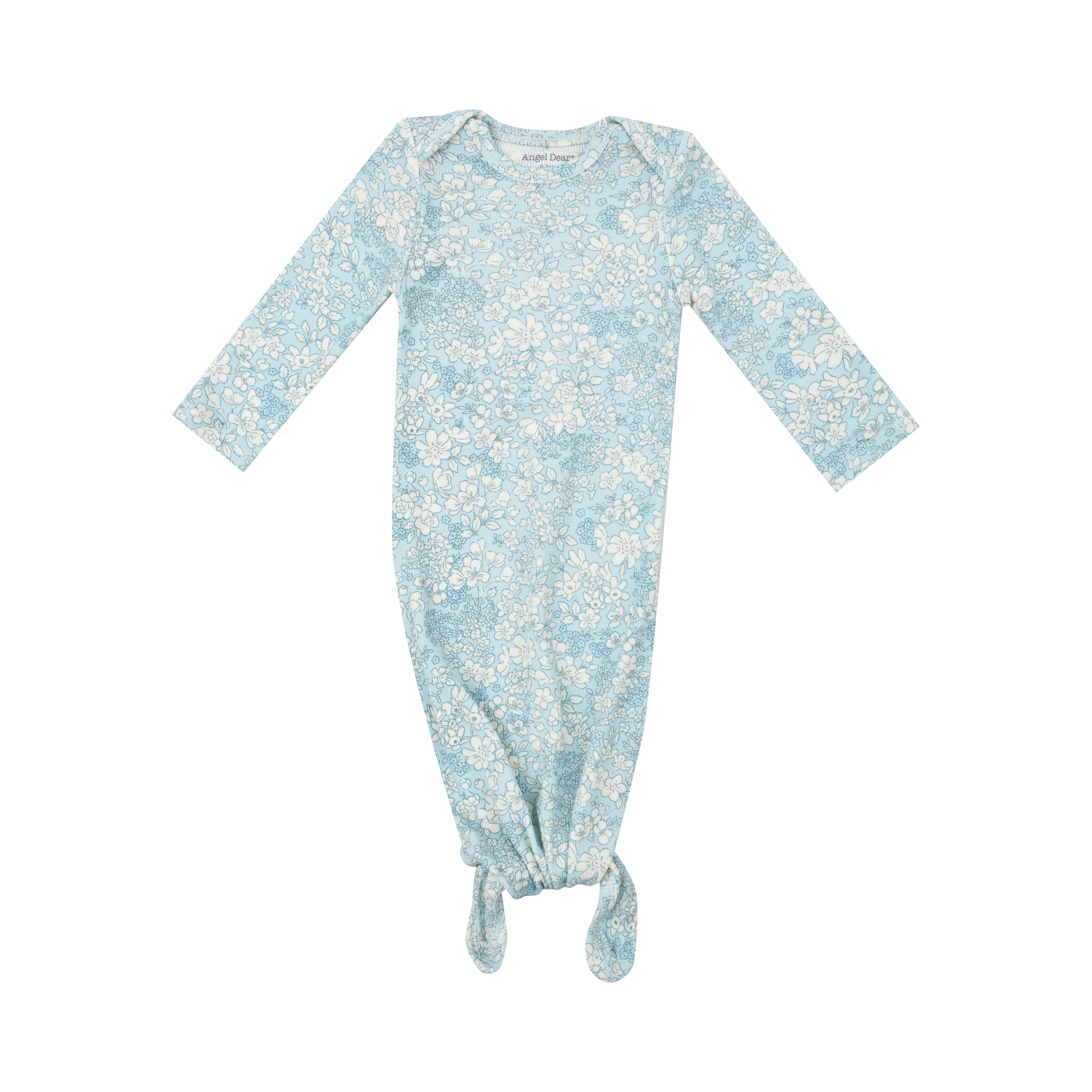 Knotted Gown - Blue Meadow Floral