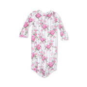 Cabbage Rose Stripe - Knotted Gown