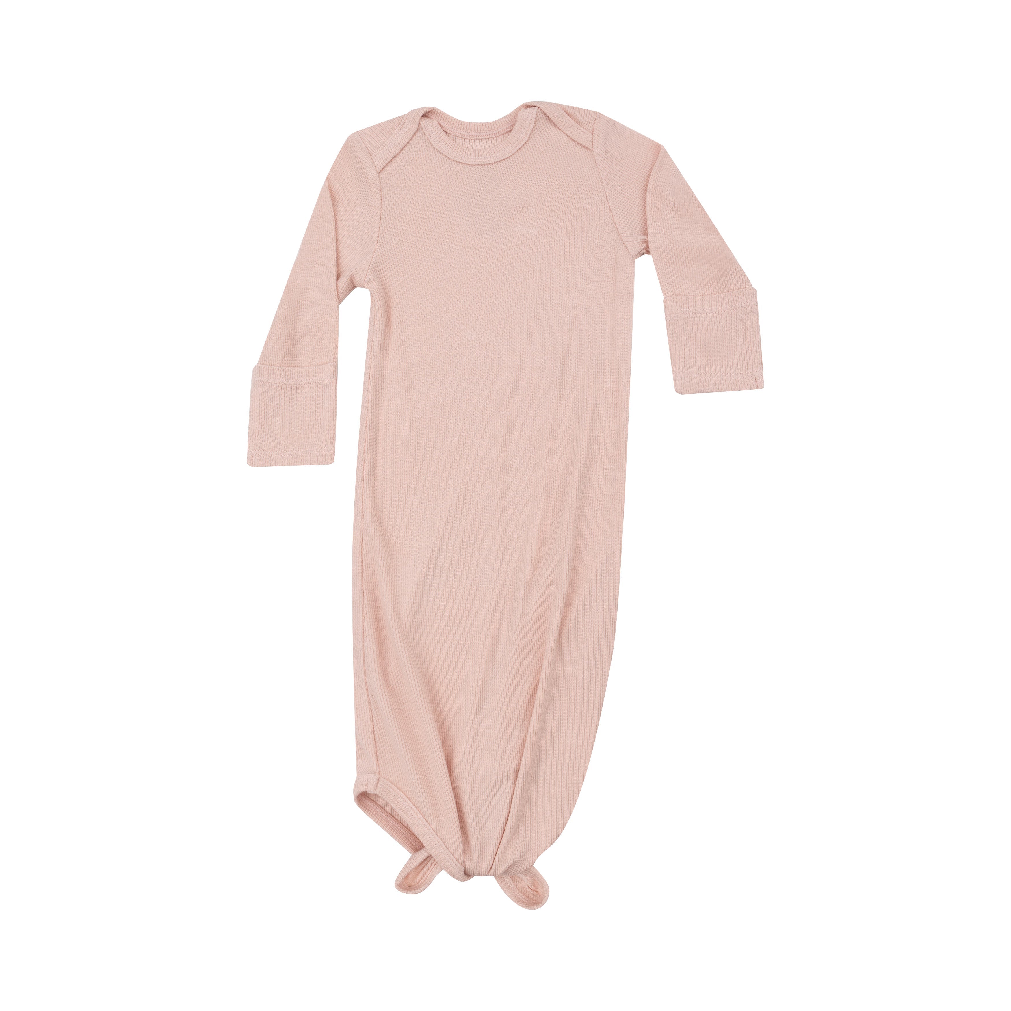 Knotted Gown - Basic - Solid Pale Blush