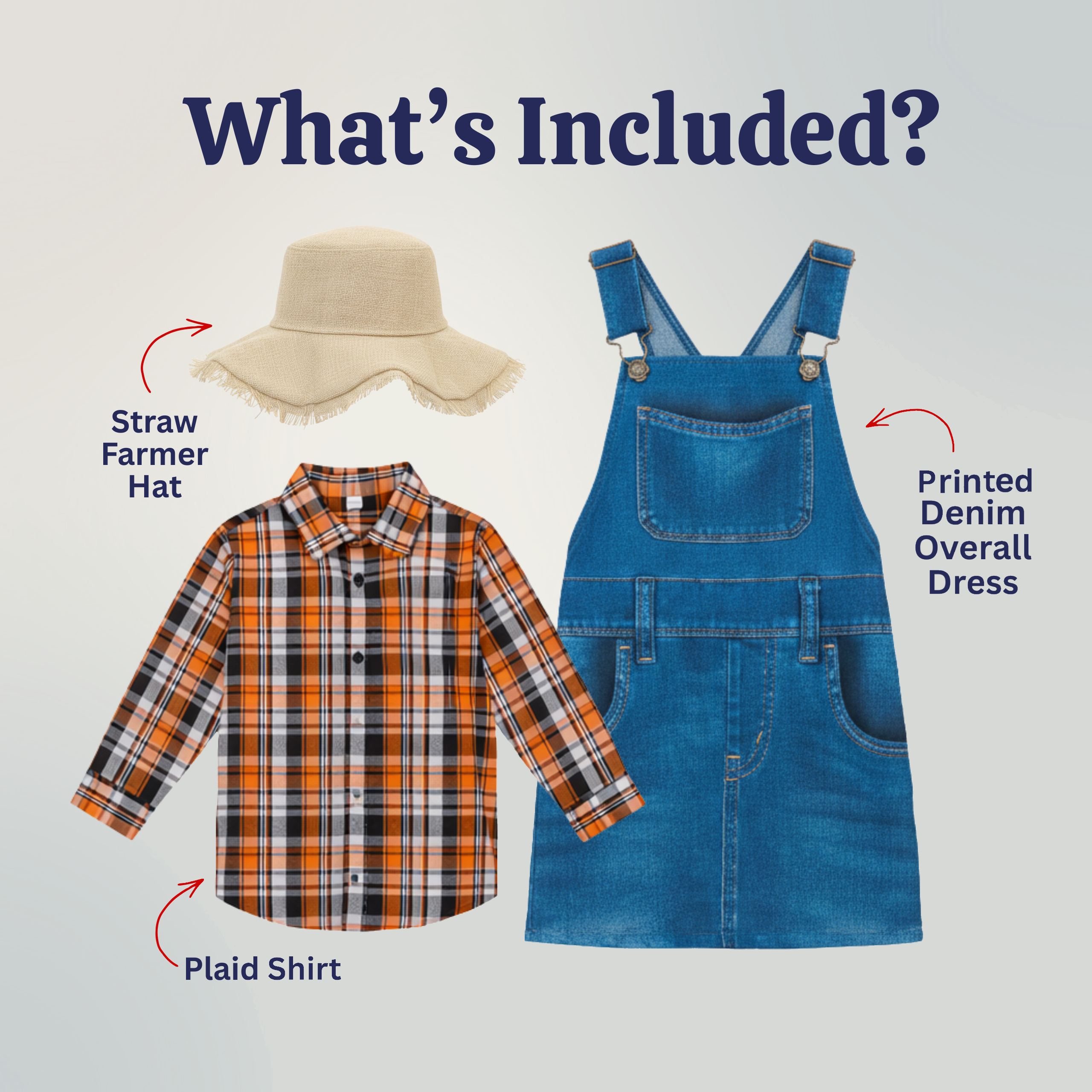 Farmer Costume Girls