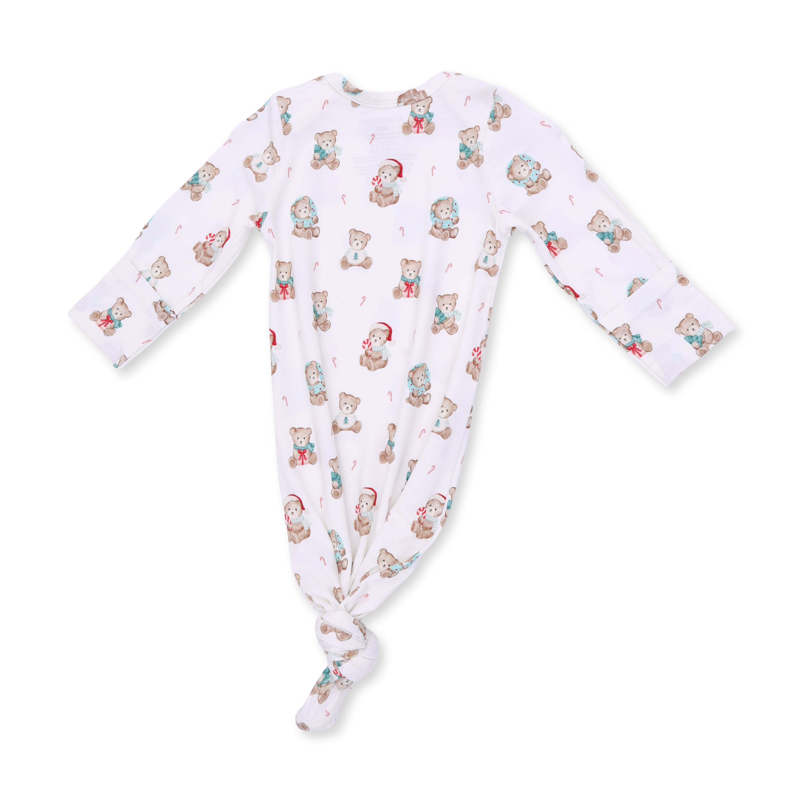 Christmas Teddy Bears Uni - Knotted Gown And Knotted Hat