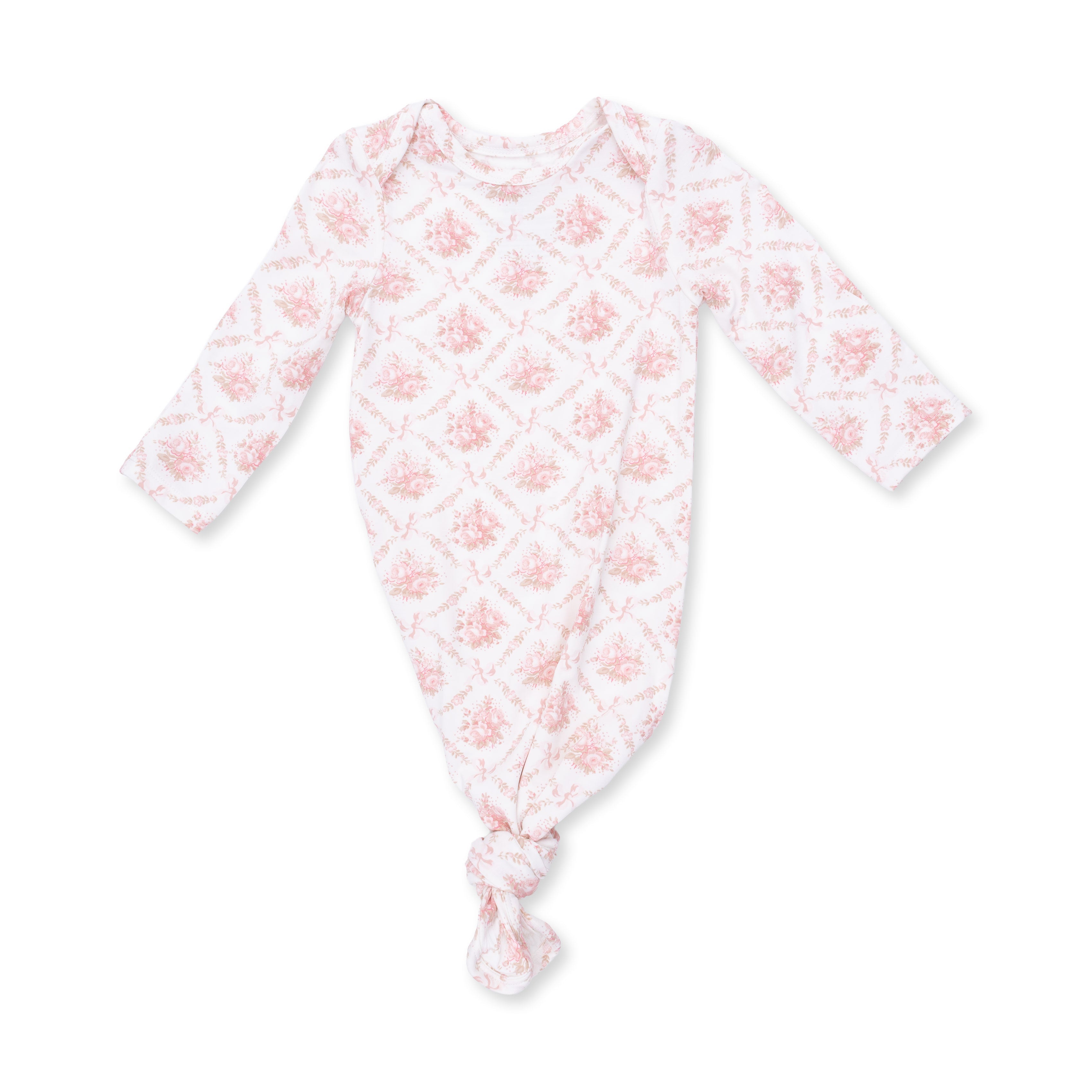 Rose Bow Lattice - Knotted Gown And Knot Headband