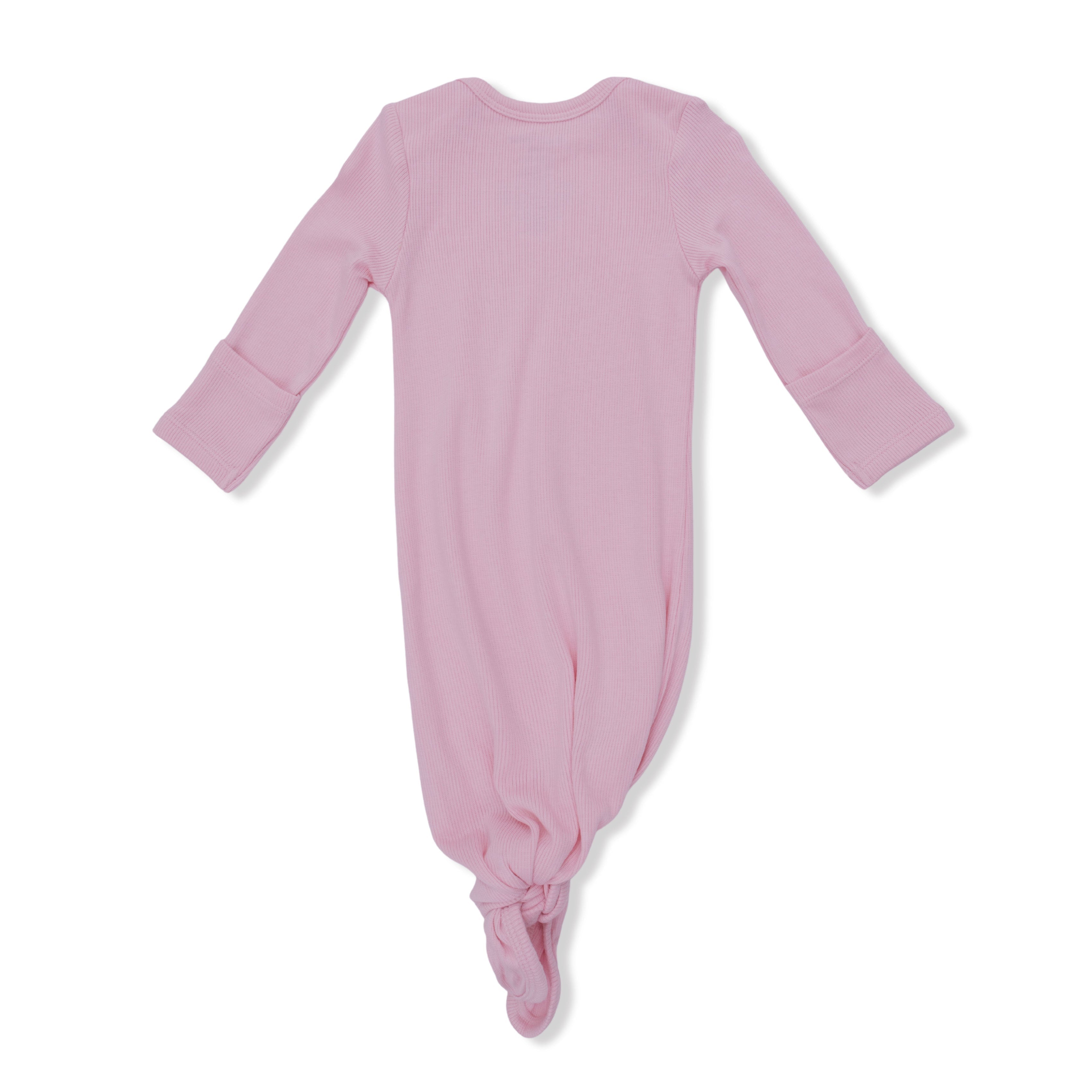 Solid Lilas - Knotted Gown And Knotted Hat