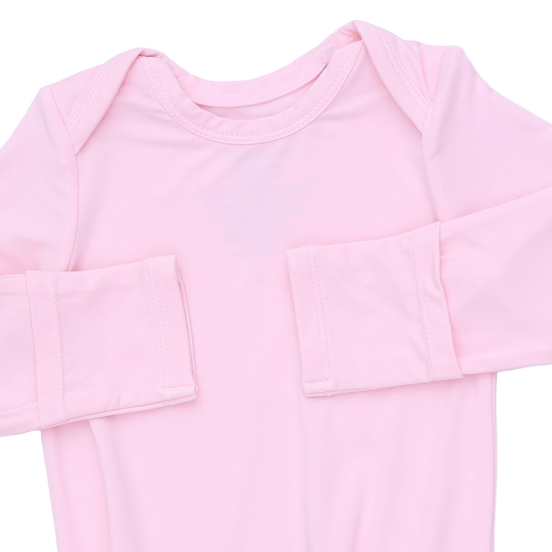 Solid Pink A Boo - Knotted Gown And Headband