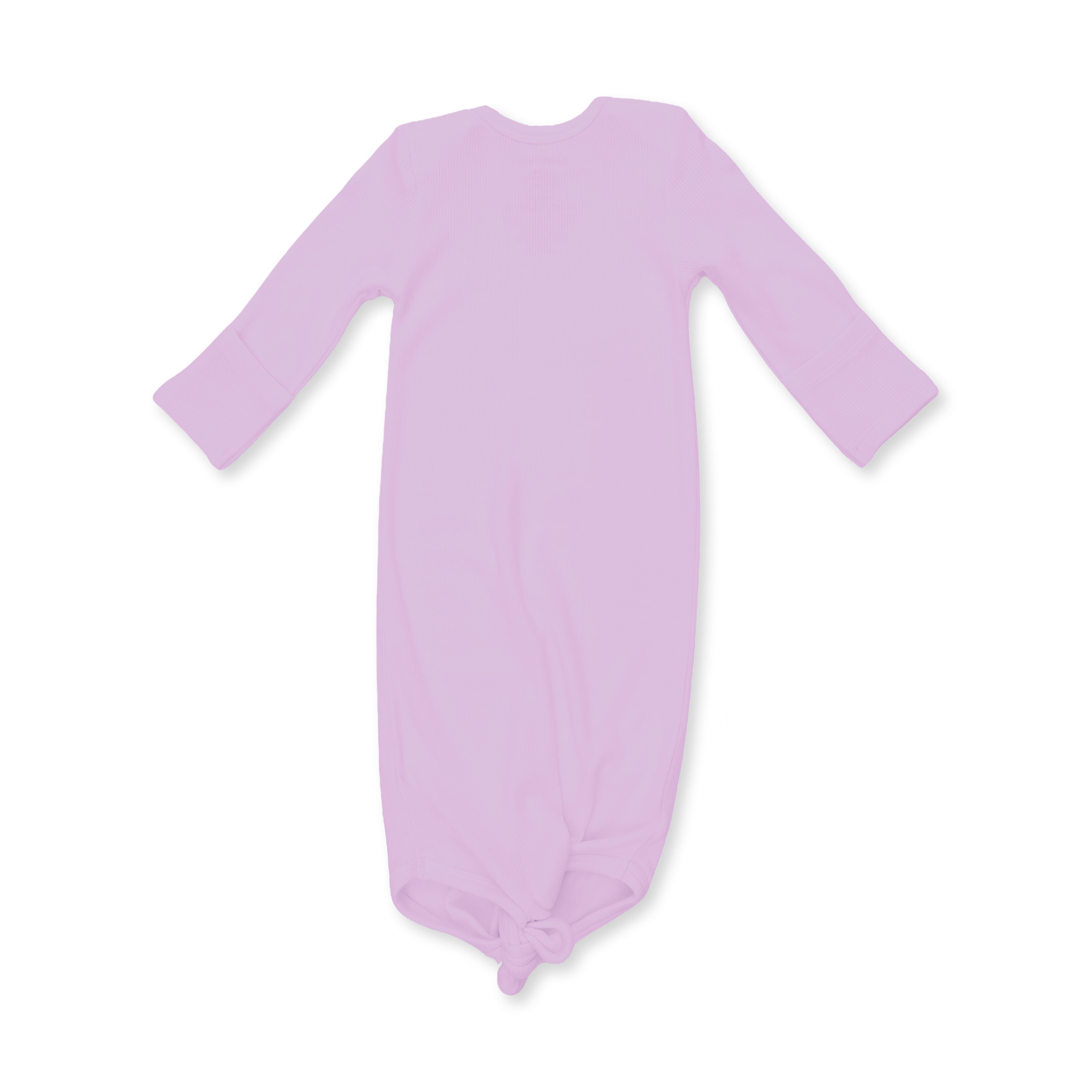 Solid Winsome Orchid - Knotted Gown And Knotted Hat