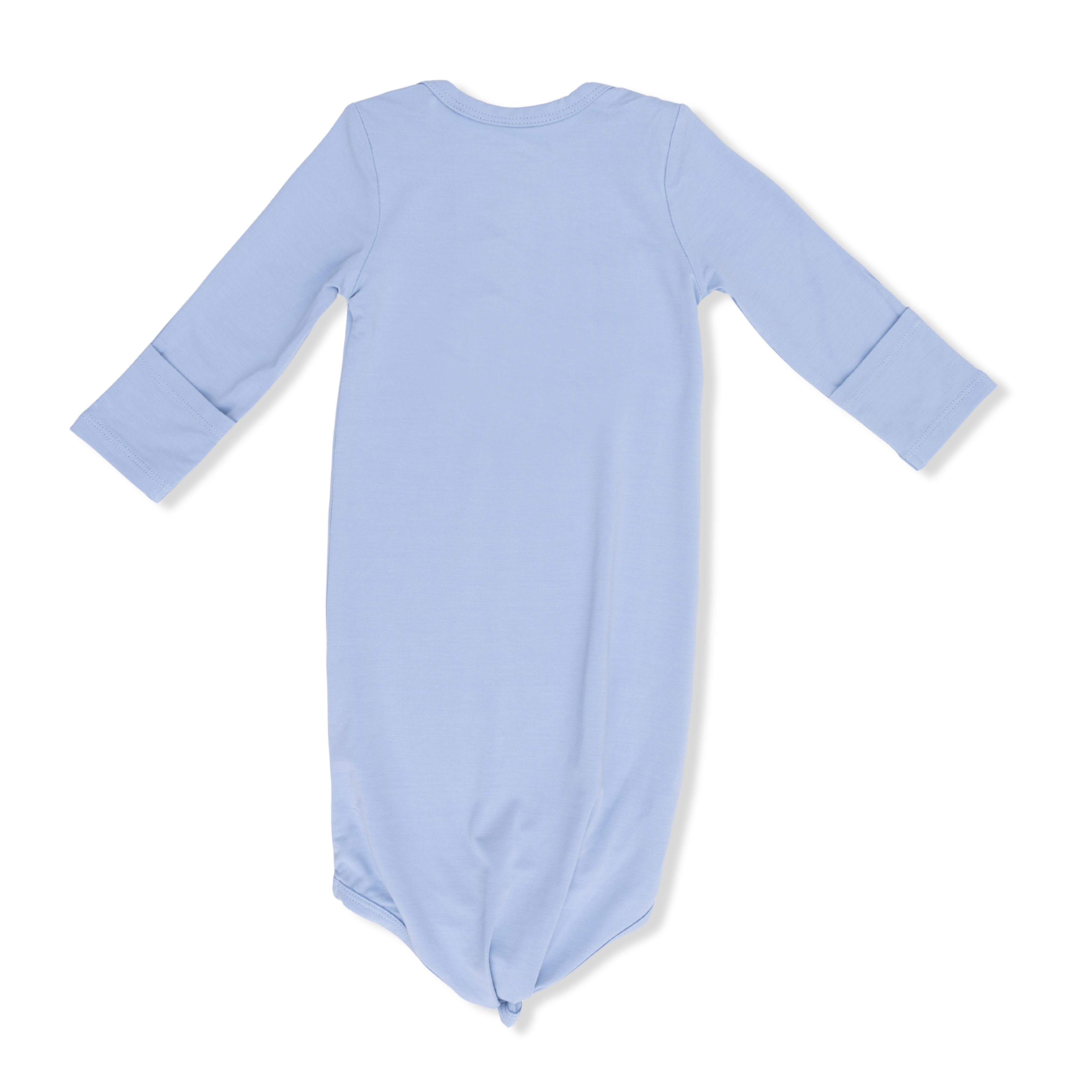 Solid Blue Fog - Knotted Gown And Hat