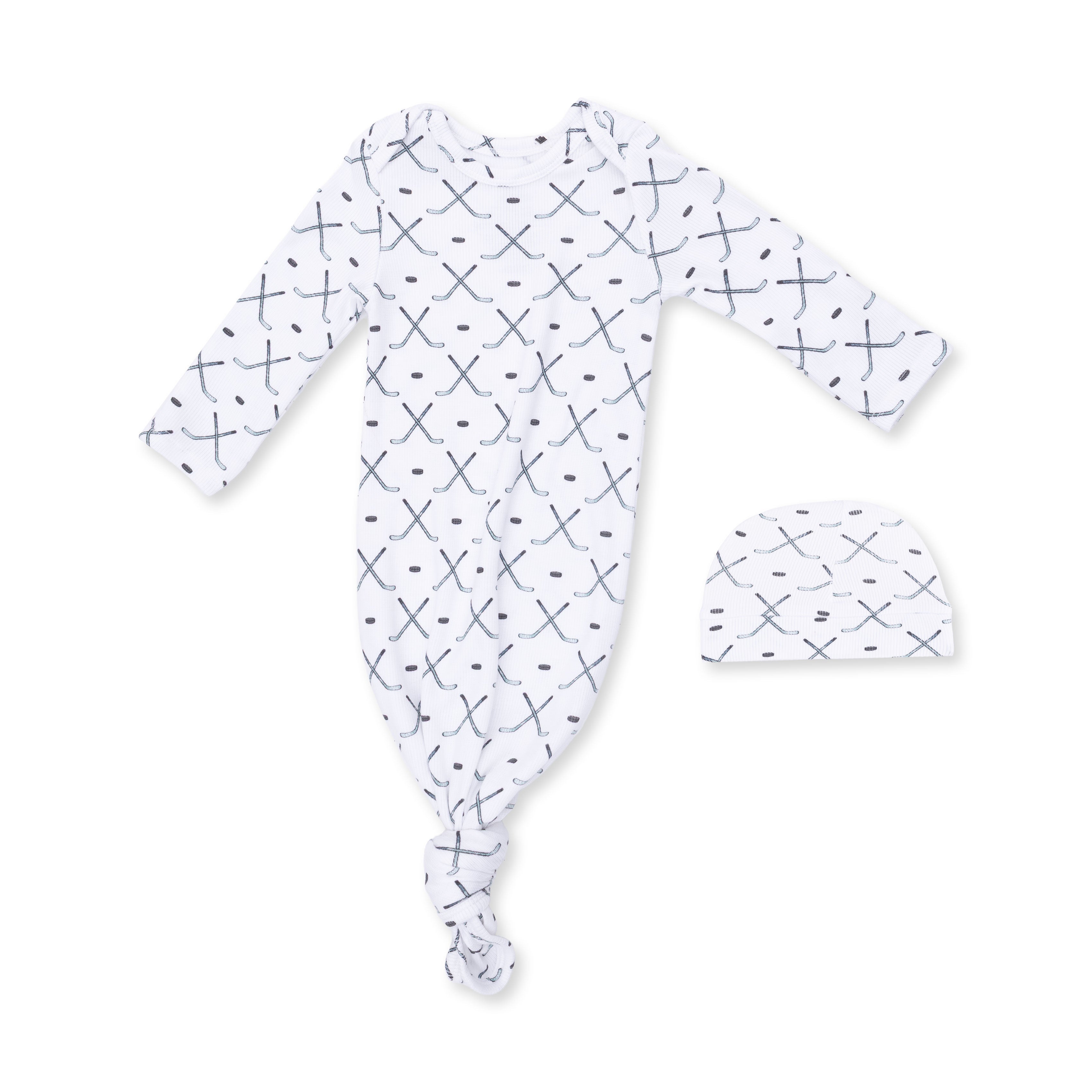 Simple Hockey - Knotted Gown And Beanie Hat