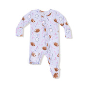 2 Way Ruffle Zipper Footie