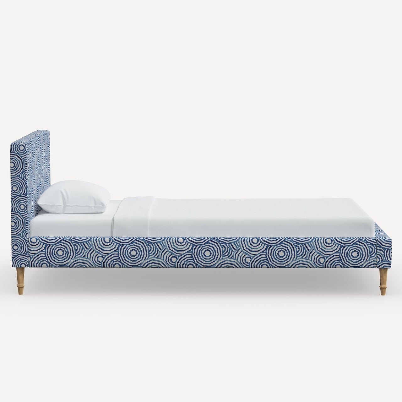 La Spezia Platform Bed with Fancy Cone Legs