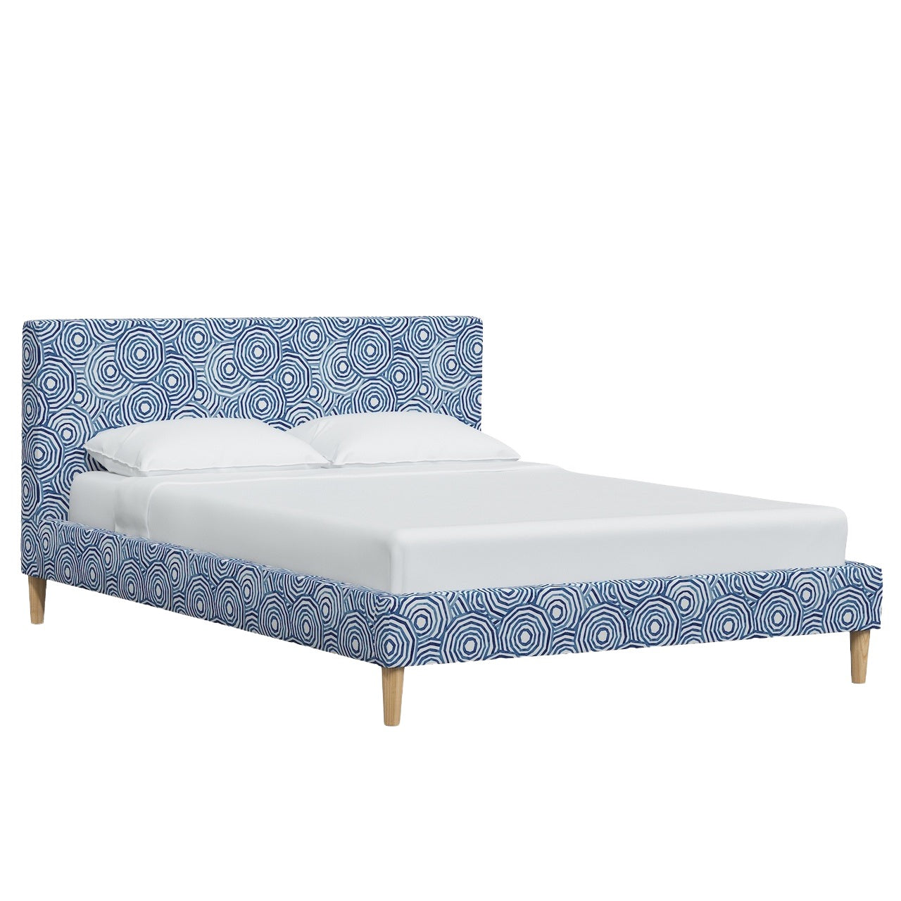 La Spezia Platform Bed with Fancy Cone Legs