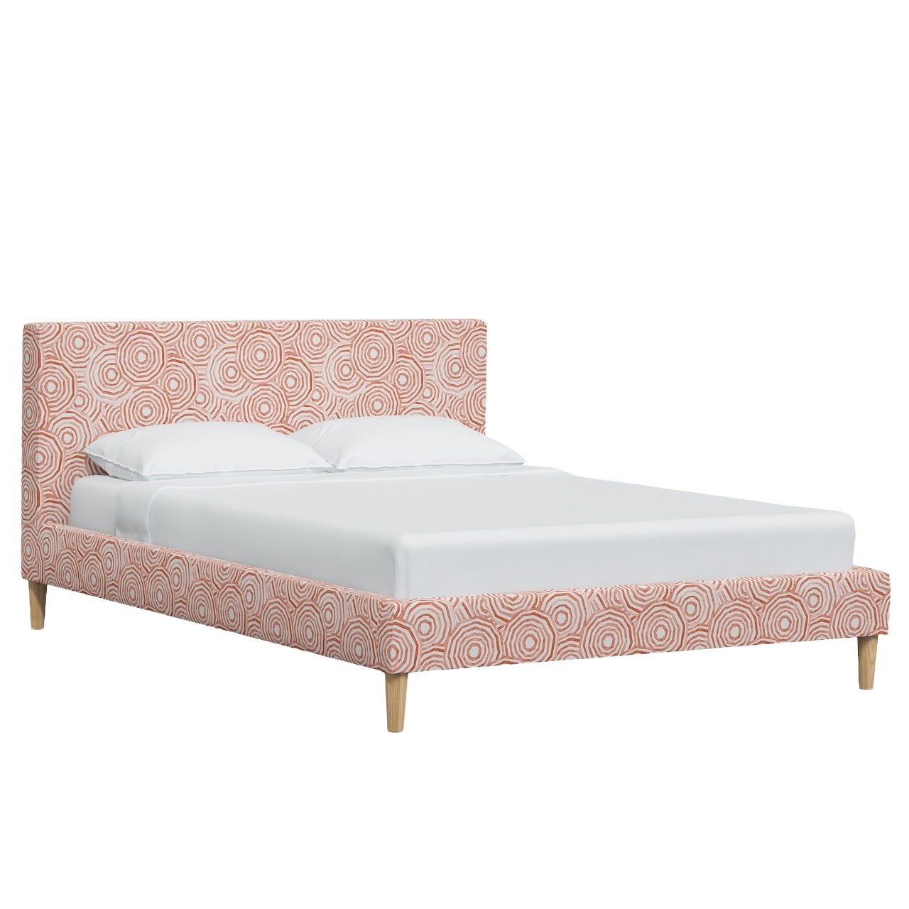 La Spezia Platform Bed with Fancy Cone Legs