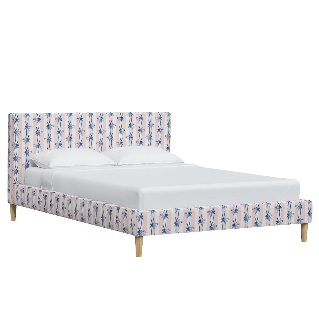 La Spezia Platform Bed with Fancy Cone Legs