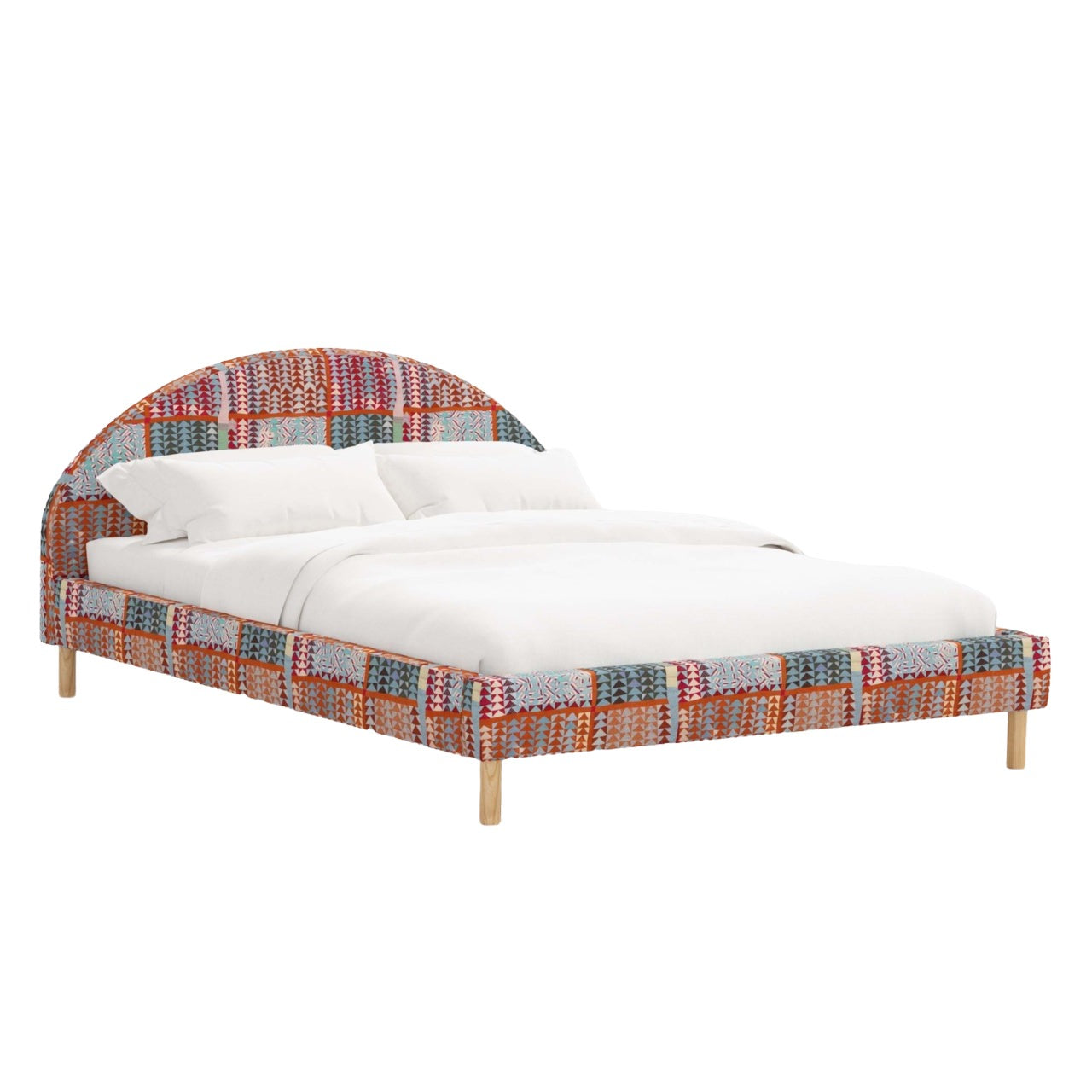 Bolzano Squared Rounded Platform Bed