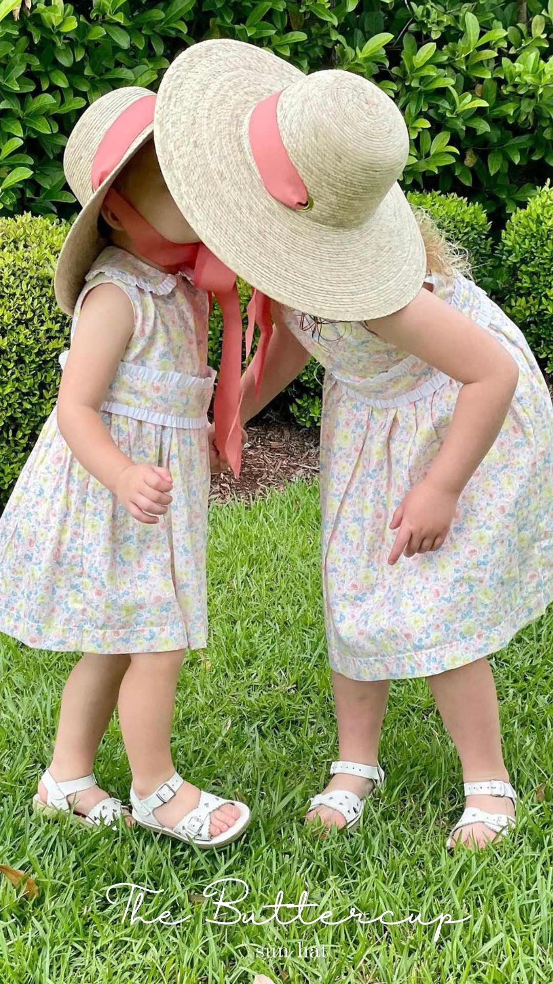Buttercup Little Girl’s Hat - Olive Green Grosgrain Ribbon