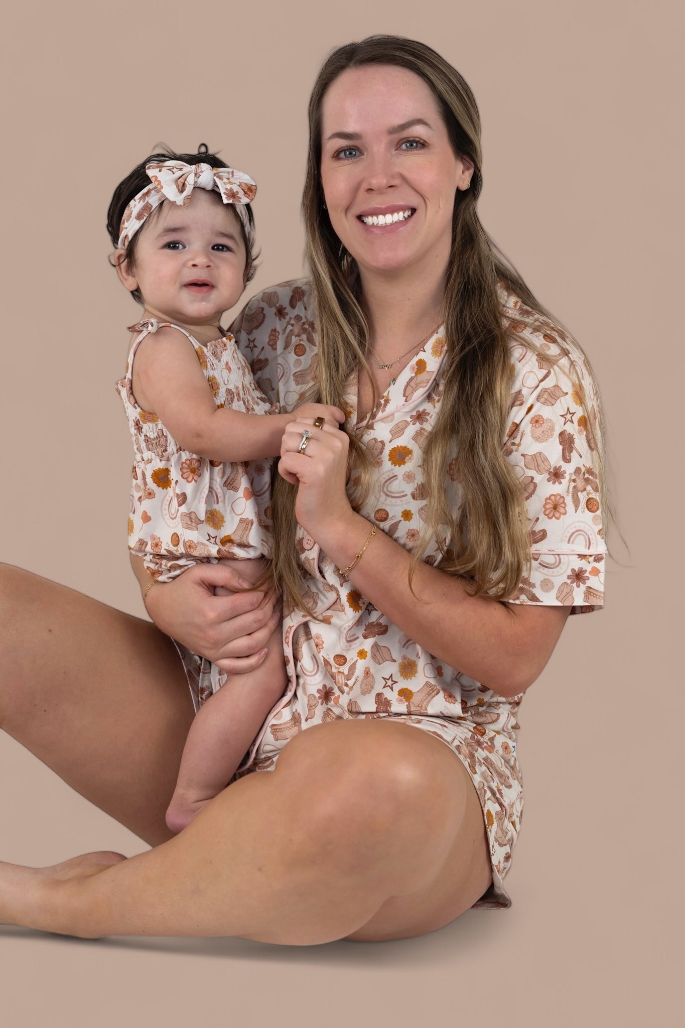 Flowers And Boots Dream Bubble Romper