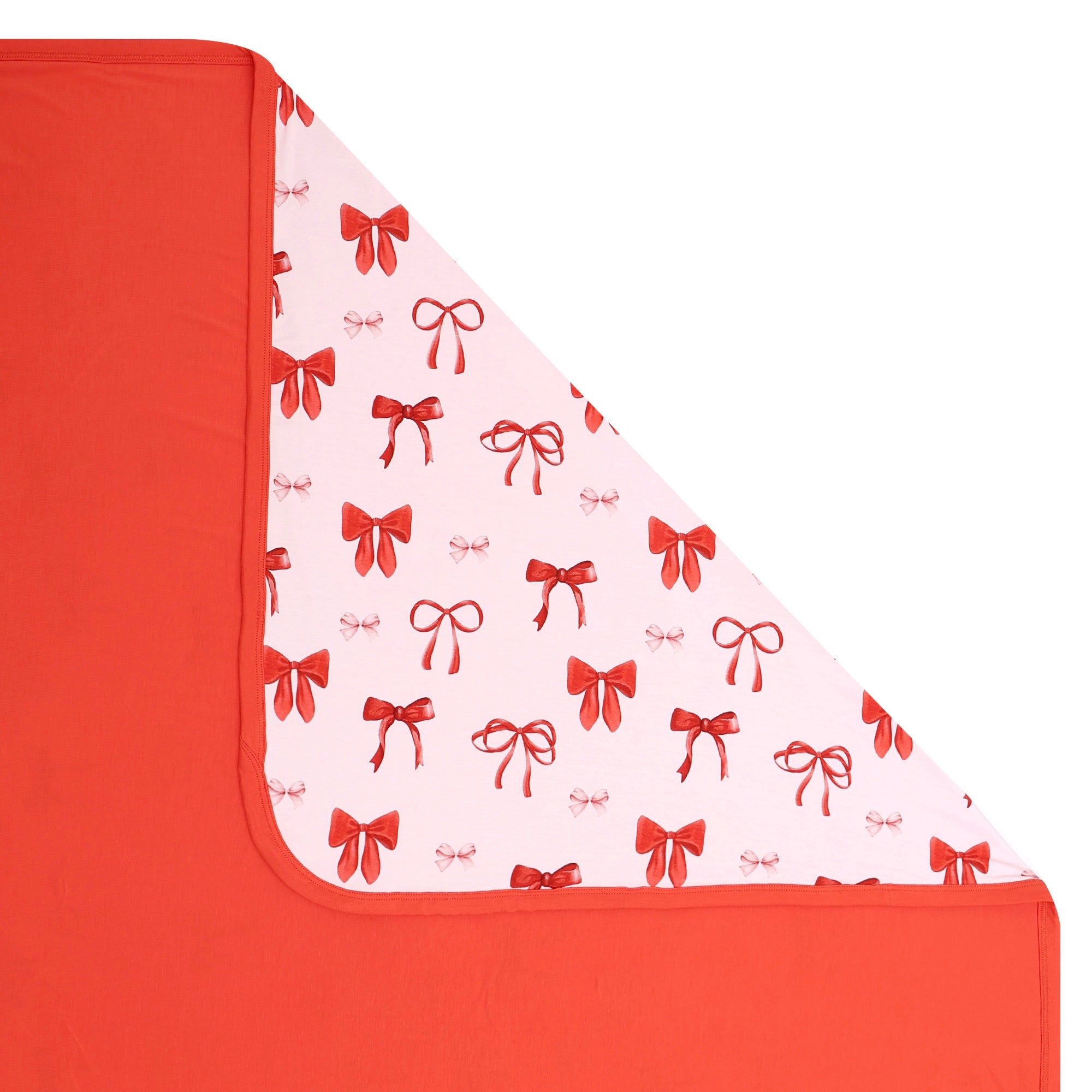 Crimson Bows Blanket