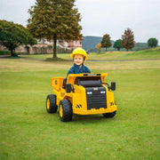 12v Cat Electric Dump Truck 1 Seater Ride-on