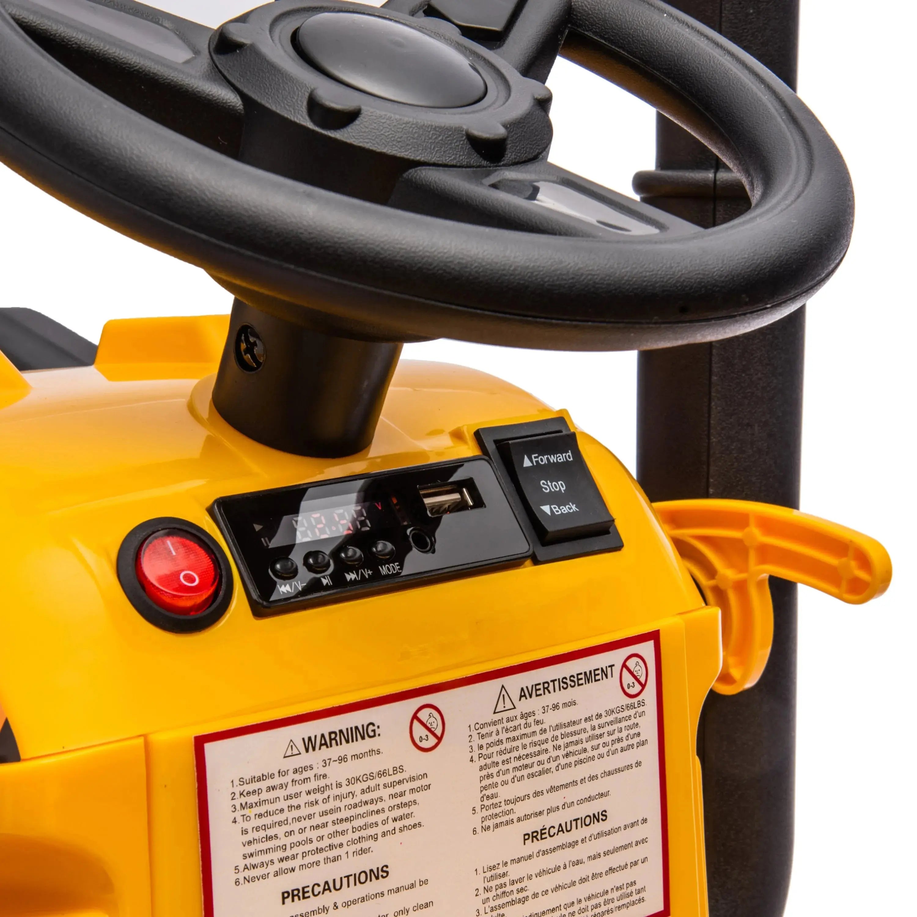 12v Freddo Excavator 1 Seater Ride-on