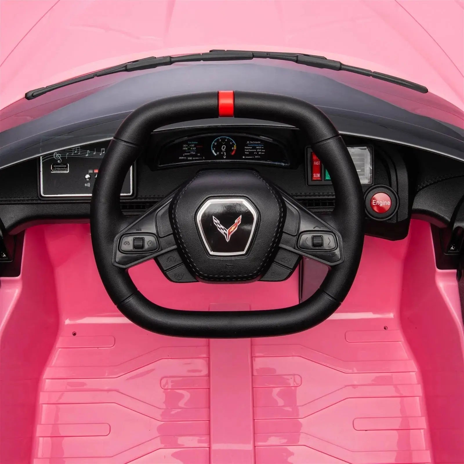 12v Chevrolet Corvette C8 Stingray 1-seater Kids Ride-on Car