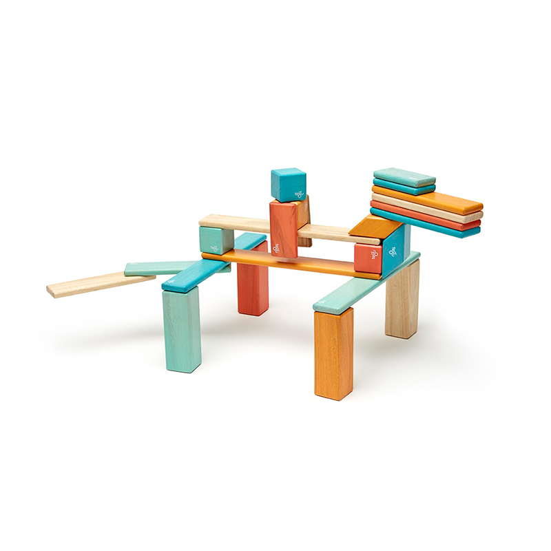 24-piece Set <br>magnetic Wooden Blocks <br>tegu Classics