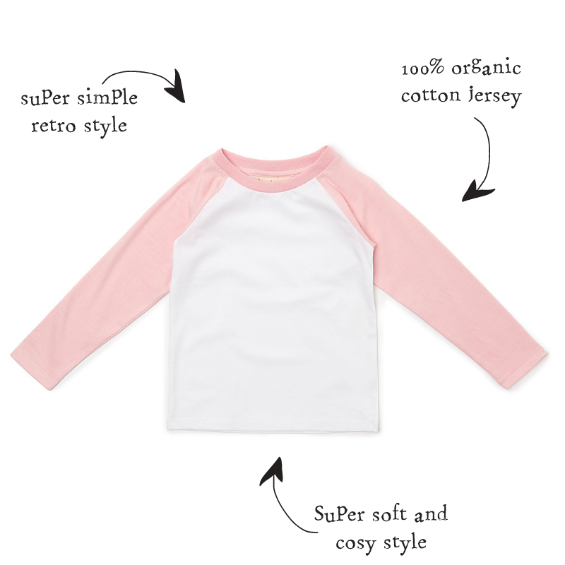 Baseball Tee - Pink