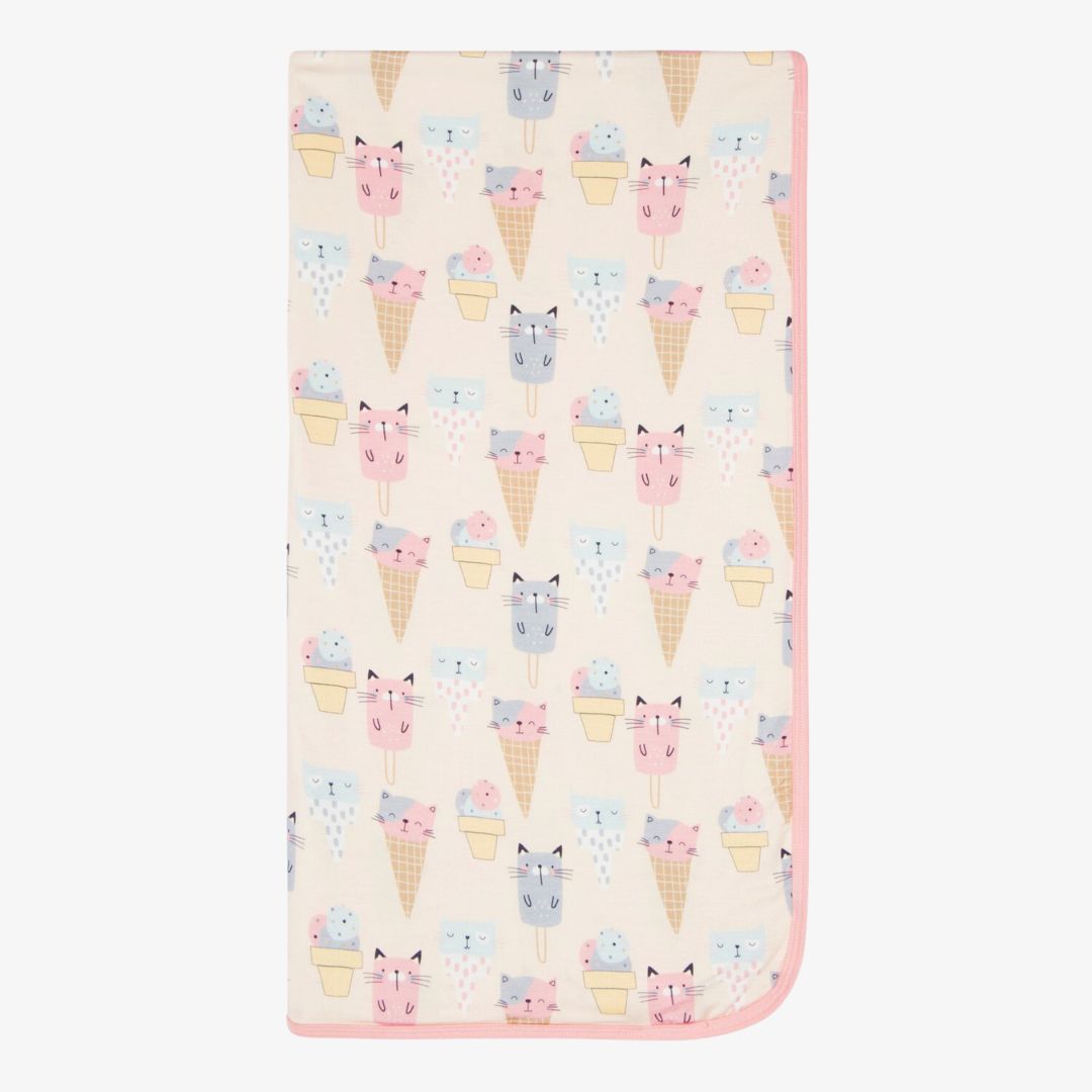 Ice Cream Paw-ty Pink Swaddle