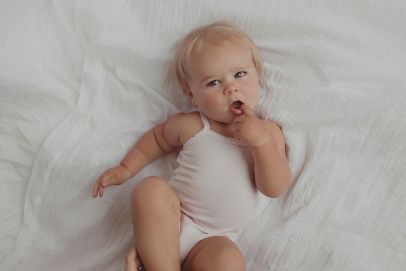 Baby Girl Sleeveless 4pc Onesie Set