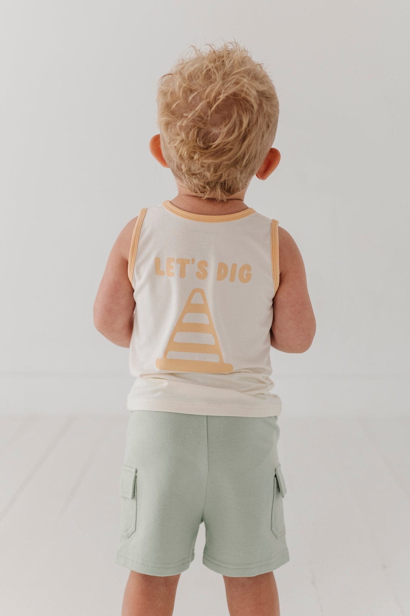 Boys Tank Top In Let's Dig
