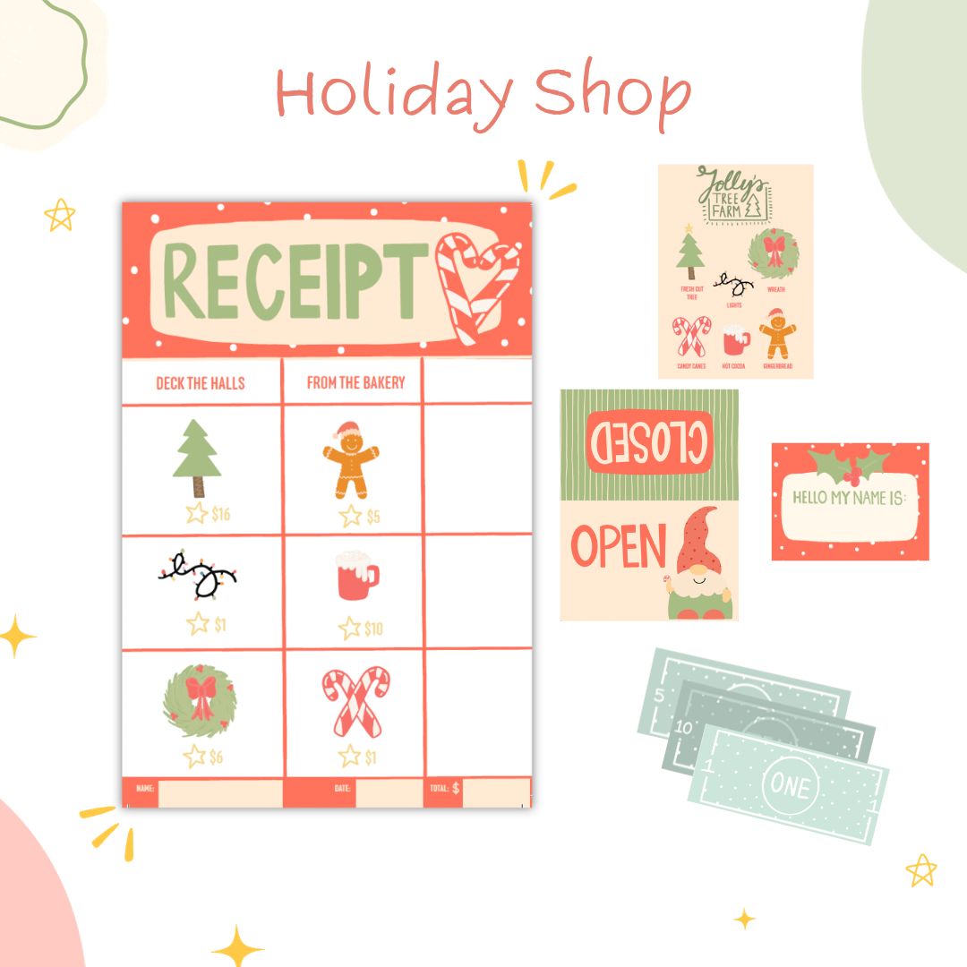 Holiday Shop Activity Set