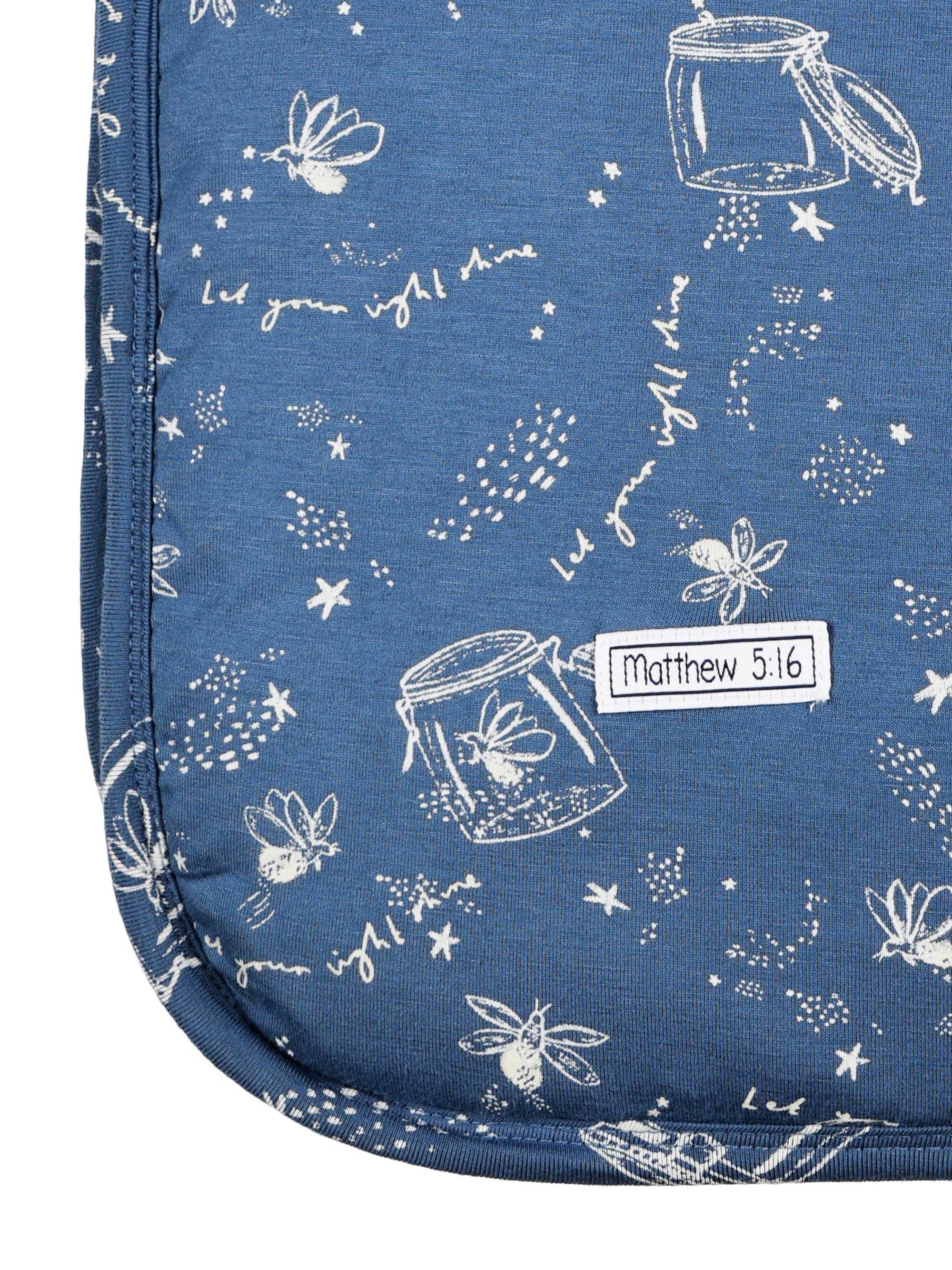 Let Your Light Shine Fireflies Blanket Bamboo