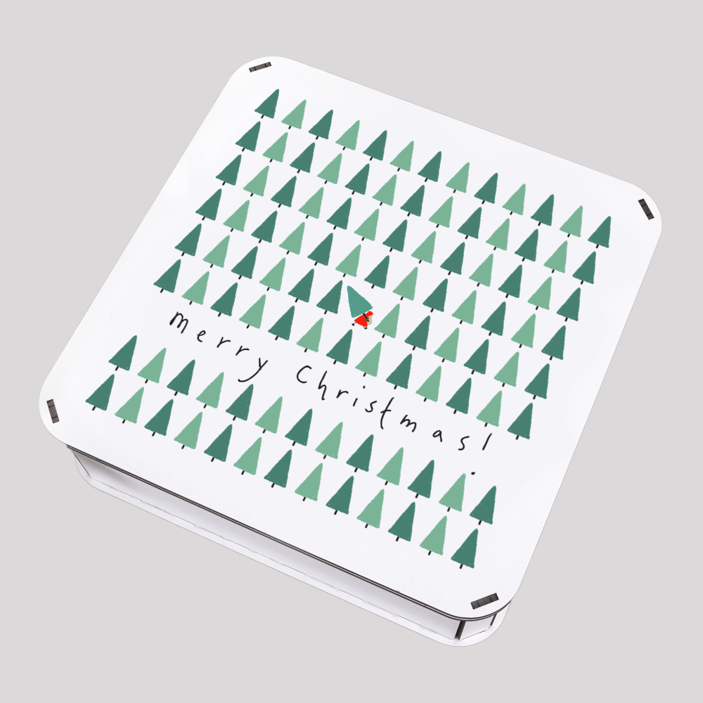 Gift Boxes For Christmas. Square