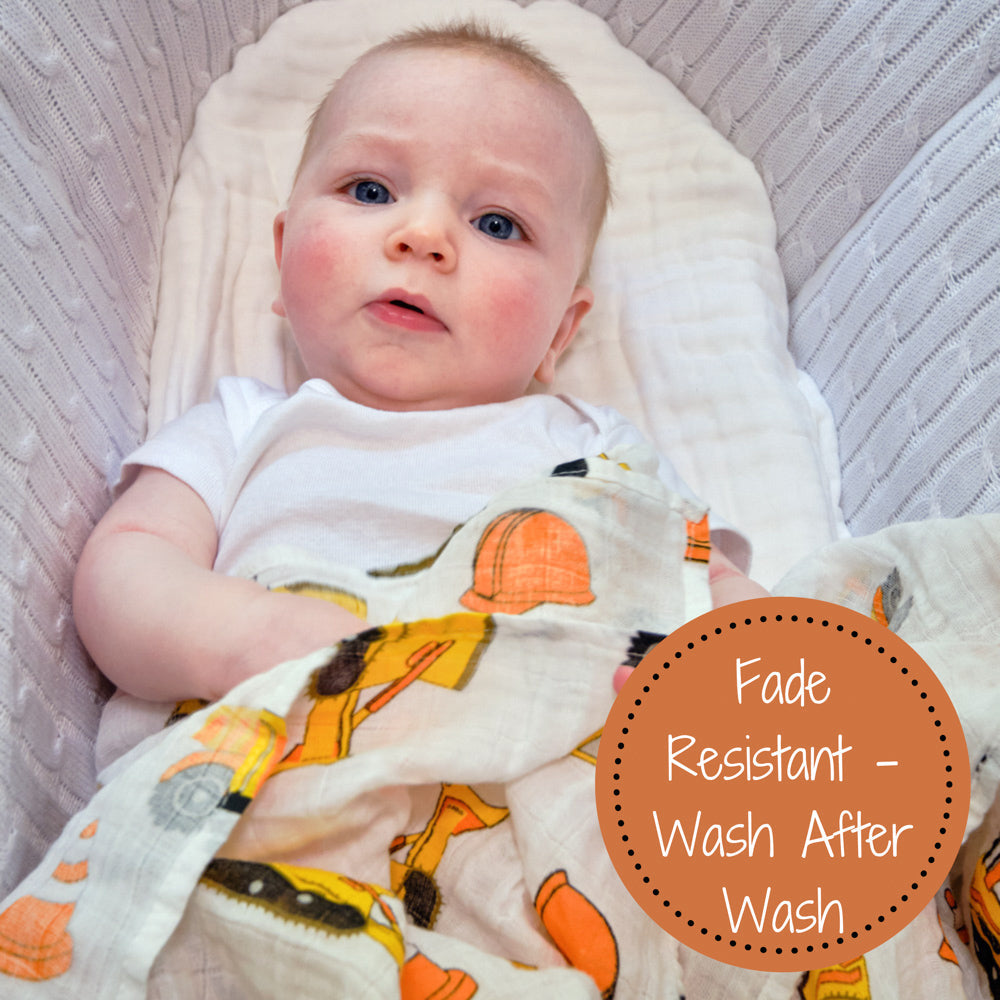 Under Construction Swaddle Blanket
