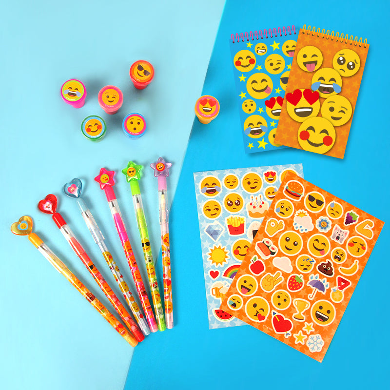 Emoji Party Favor Bundle For 12 Kids