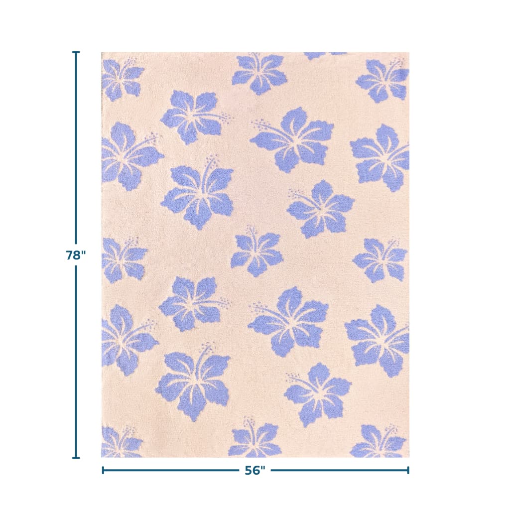 Hibiscus Lullaby Bliss Blanket