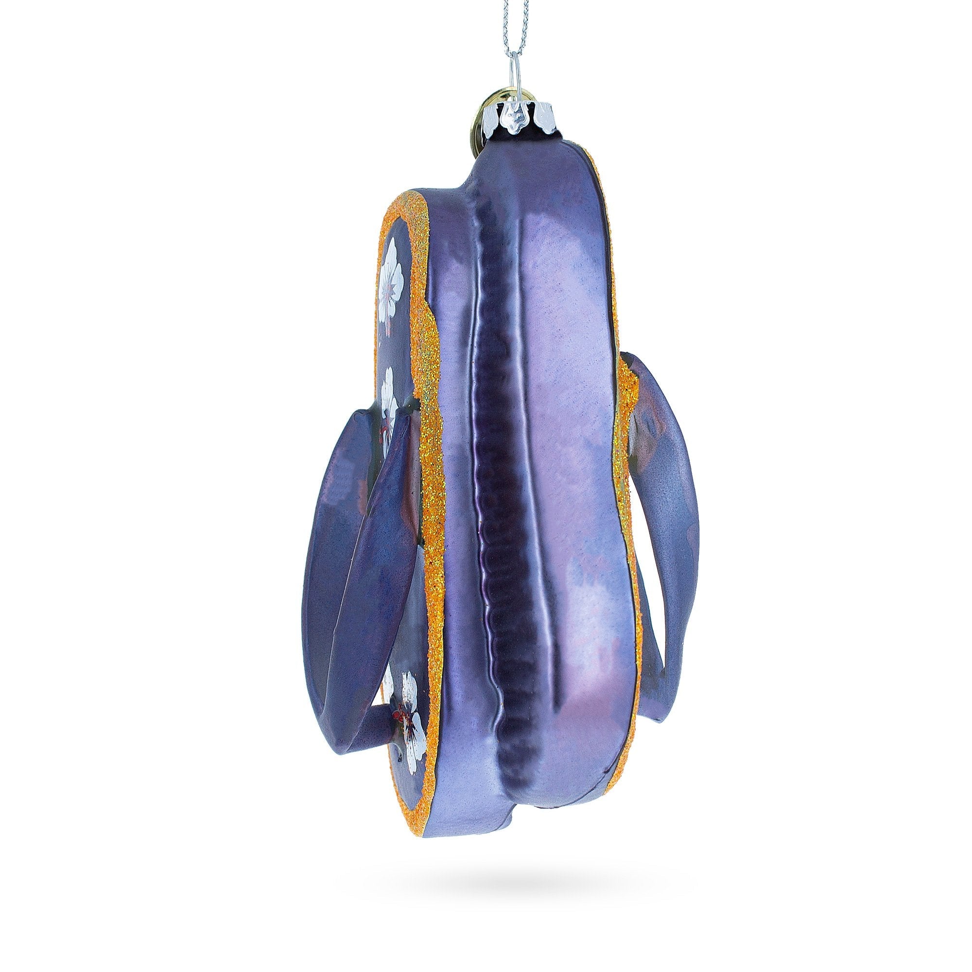 Colorful Flip Flops - Blown Glass Christmas Ornament