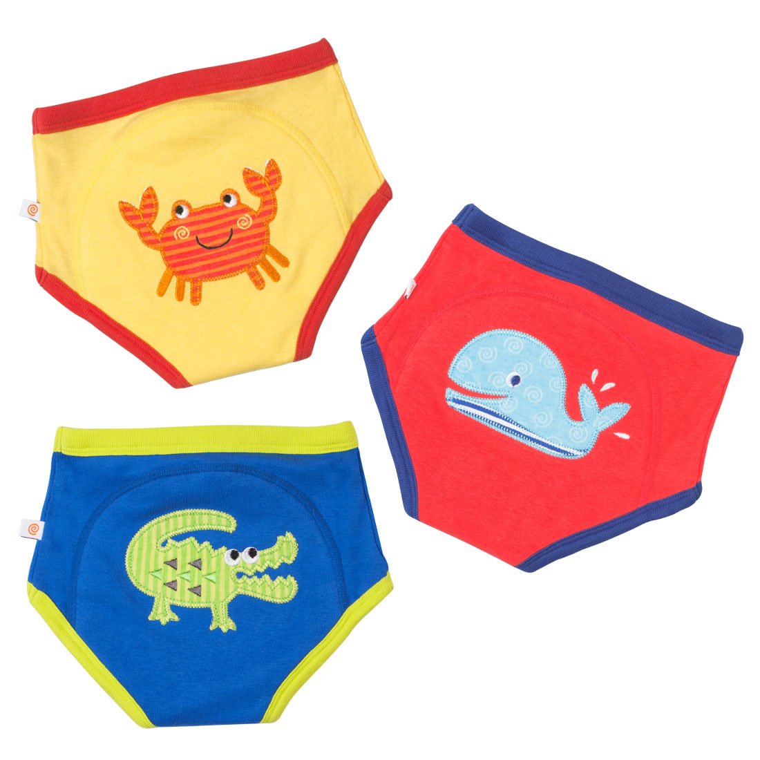 Toddler Organic Potty Training Pants (3-pk) - Ocean Friends