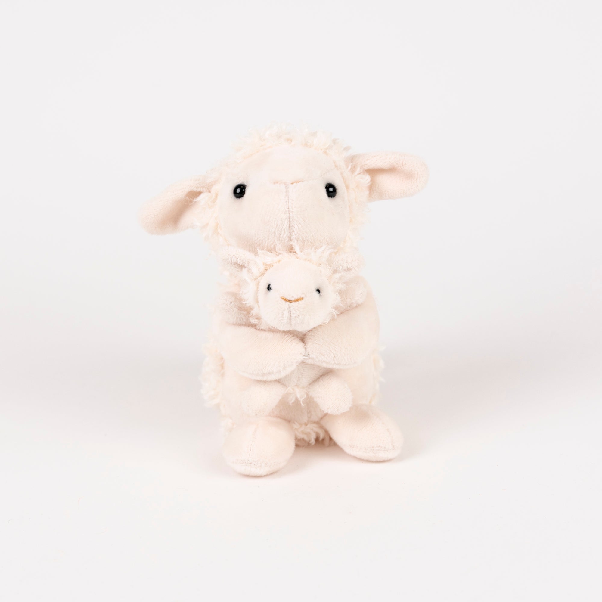 Plush Lamb with Baby
