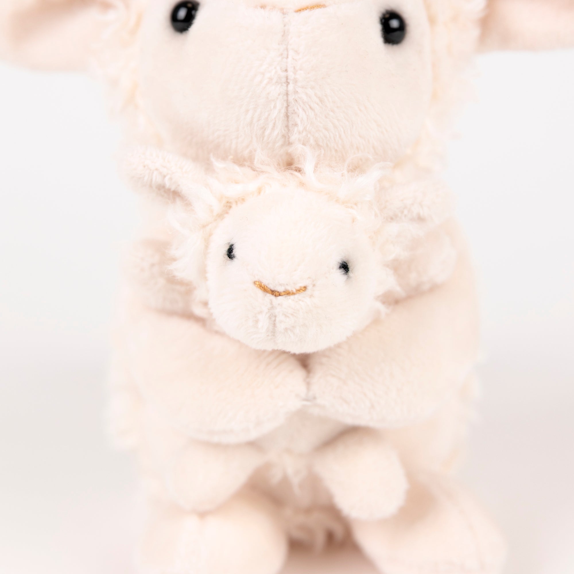 Plush Lamb with Baby