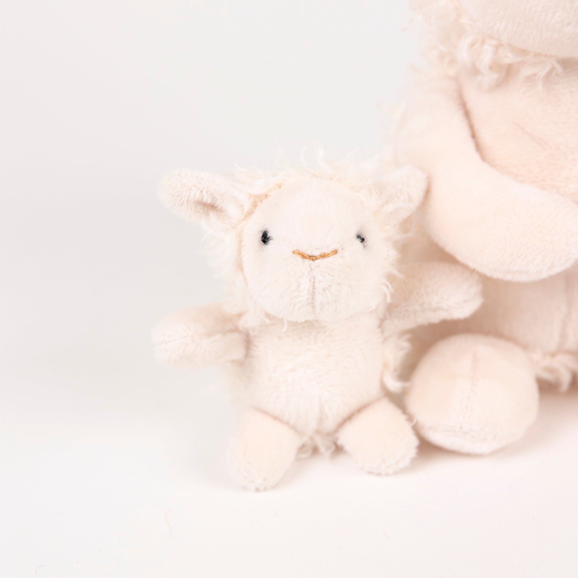 Plush Lamb with Baby