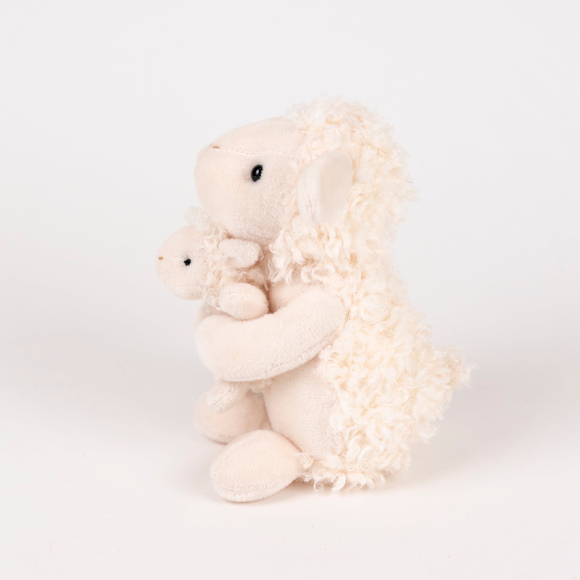 Plush Lamb with Baby