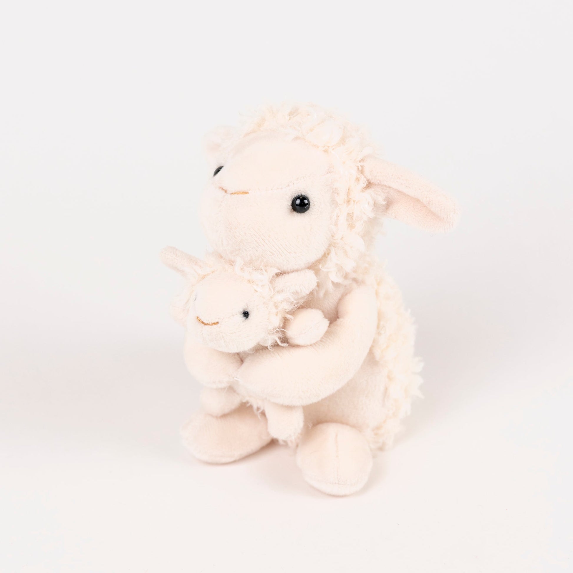 Plush Lamb with Baby
