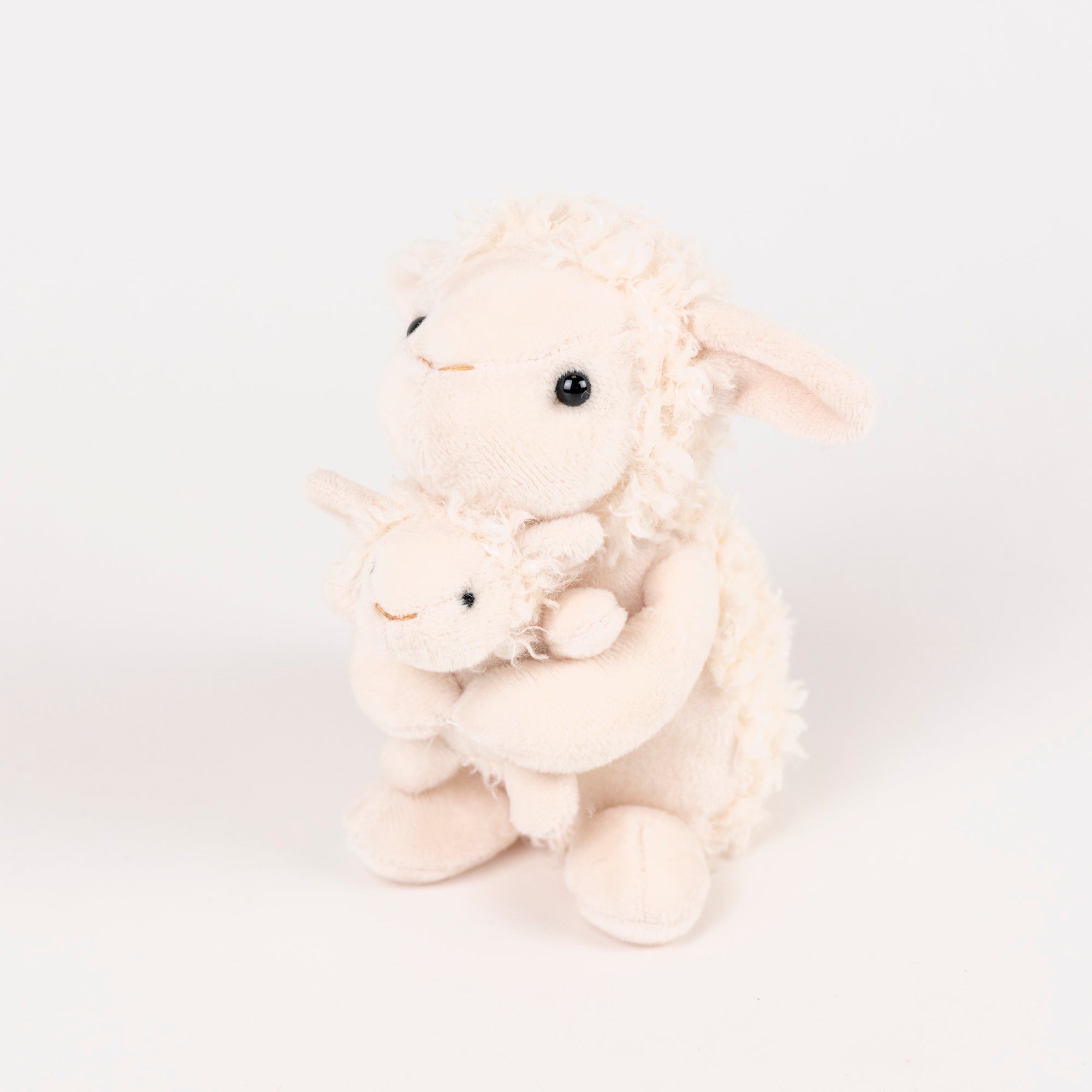 Plush Lamb with Baby