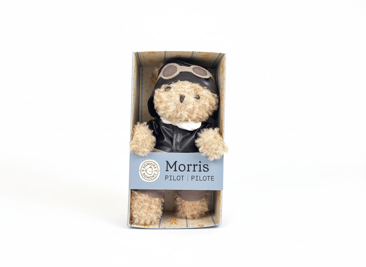 Plush Pilot Bear Gift Pack