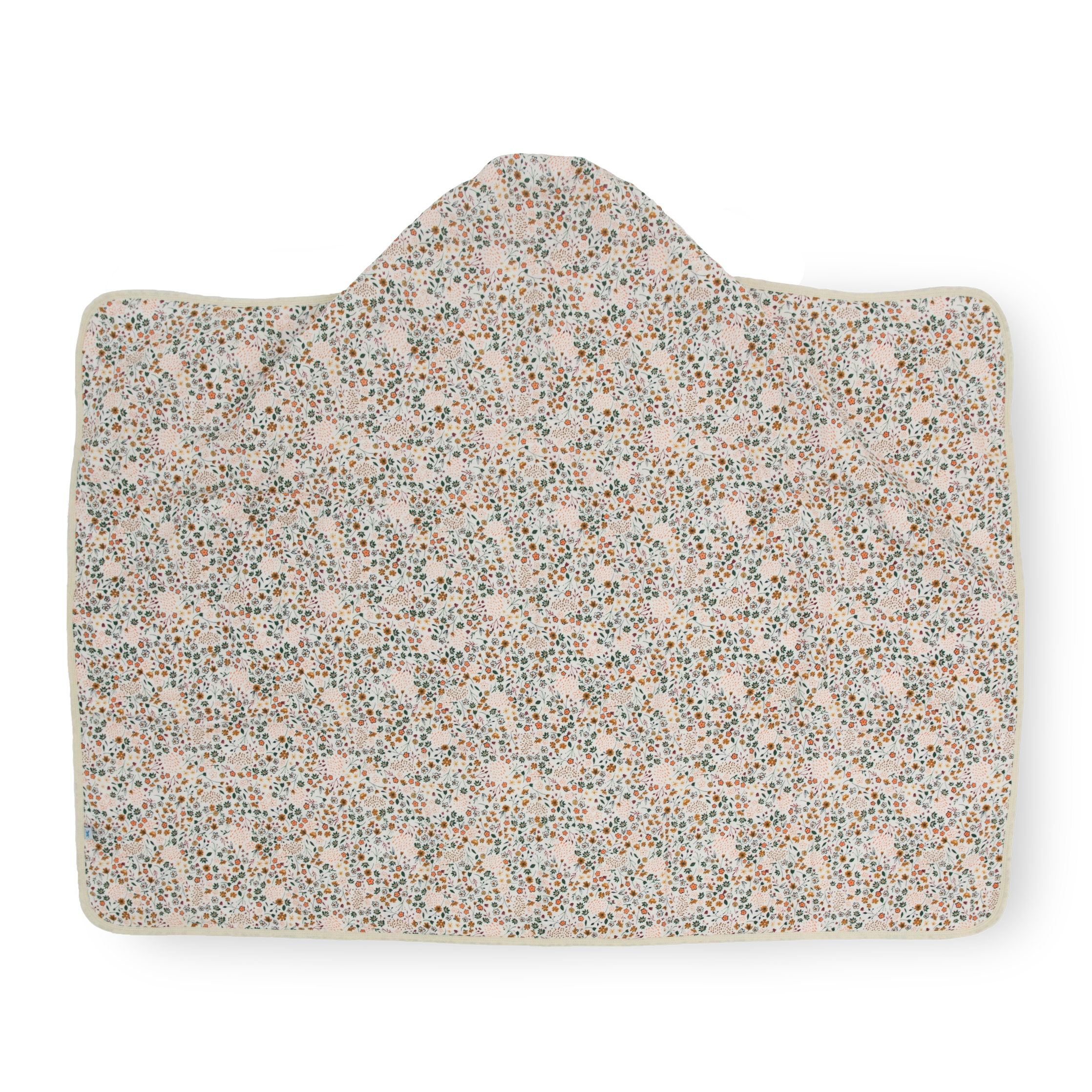 Toddler Hooded Towel - Pressed Petals