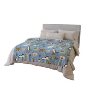 Cozy Cat Lovers Blanket The Great Catsby– Soft Cozy Throw Blanket 50"x60" Size